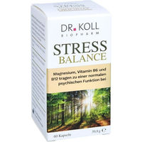 Produktbild von Dr. Koll Stress Balance B-Komplex mit Vitamin B6, B12 und Magnesium vegan Kapseln 60 Stück
