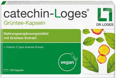 Dr. Loges Catechin Grüntee Kapseln ohne Gelatine 120 Stück – Bild 1 von 3
