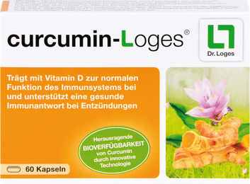 Dr. Loges Curcumin Kapseln mit standardisiertem Extrakt 60 Stück – Bild 1 von 1