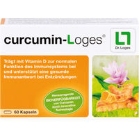 Produktbild von Dr. Loges Curcumin Kapseln mit standardisiertem Extrakt 60 Stück