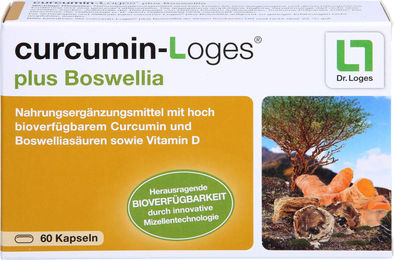 Dr. Loges Curcumin-Loges Plus mit Boswellia Extrakt Kapseln 60 Stück – Bild 1 von 1