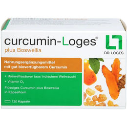 Dr. Loges Curcumin-Loges plus mit Boswellia Kapseln 120 Stück – Bild 1 von 1