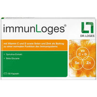 Produktbild von Dr. Loges immunLoges Kapseln mit Vitamin C, Vitamin D, Zink und Selen, 60 Stück