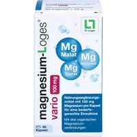 Produktbild von Dr. Loges Magnesium-Loges vario 100 mg Kapseln, 60 Stück, laktosefrei