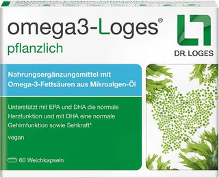 Dr. Loges Omega-3 Kapseln vegan für Schwangere und Stillende – Bild 1 von 3