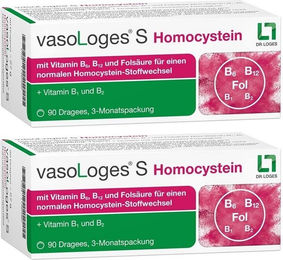Dr. Loges vasoLoges S Homocystein B-Komplex 180 Kapseln – Bild 1 von 1