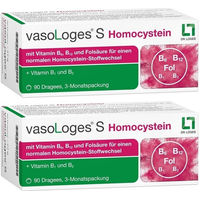 Produktbild von Dr. Loges vasoLoges S Homocystein B-Komplex 180 Kapseln