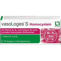 Produktbild von Dr. Loges vasoLoges S Homocystein B-Komplex Tabletten für Senioren 90 Stück