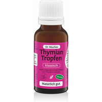 Produktbild von Dr. Muches Thymiantropfen mit natürlichem Thymol vegan und alkoholfrei 20 ml