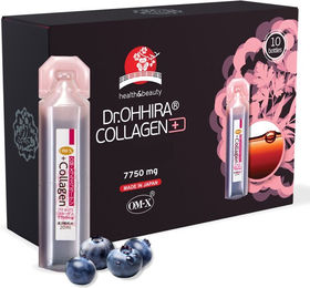 Dr.OHHIRA Collagen+ Marine Kollagen Peptide und Tripeptide mit Hyaluron und Q10 7750 mg Ampullen – Bild 1 von 2