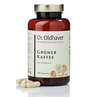 Produktbild von Dr. Oldhaver Grüner Kaffee Kapseln mit Vitamin C vegan glutenfrei laktosefrei 120 Stück