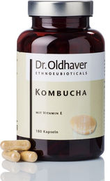 Dr. Oldhaver Kombucha mit Vitamin E Kapseln laktosefrei und glutenfrei 180 Stück – Bild 1 von 2