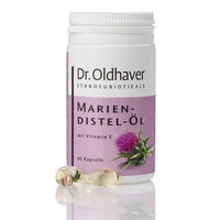 Produktbild von Dr. Oldhaver Mariendistel-Öl Kapseln ohne Zusatzstoffe 60 Kapseln