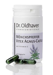 Dr. Oldhaver Mönchspfeffer Kapseln mit Vitex Agnus-Castus Extrakt, Vegan, Ohne Zusatzstoffe – Bild 1 von 1