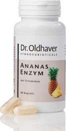 Dr. Oldhaver Multi-Enzym-Komplex Ananas Enzym mit Vitaminen Kapseln ohne Zusatzstoffe 60 Stück – Bild 1 von 2