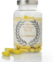 Dr. Oldhaver Slim Formula Top 20 Kräuter-Komplex mit African Mango, Grüntee, Taurin und Cayennepfeffer, 120 Kapseln, glutenfrei, laktosefrei und zuckerfrei – Bild 1 von 2