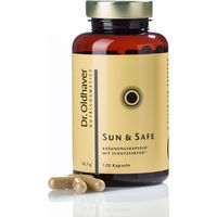 Produktbild von Dr. Oldhaver Sun & Safe Bräunungskapseln mit Beta-Carotin, 120 Kapseln, laktosefrei und ohne Zusatzstoffe