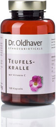 Dr. Oldhaver Teufelskralle Kapseln vegan laktosefrei und glutenfrei 120 Stück – Bild 1 von 3