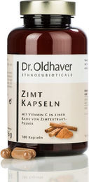 Dr. Oldhaver Zimt Kapseln 180 Stück laktosefrei glutenfrei ohne Zusatzstoffe – Bild 1 von 3