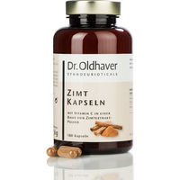 Produktbild von Dr. Oldhaver Zimt Kapseln 180 Stück laktosefrei glutenfrei ohne Zusatzstoffe