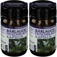 Produktbild von Dr. Pandalis Bärlauch Frischblatt Kapseln mit Kräuter-Komplex glutenfrei und laktosefrei 180 Stück