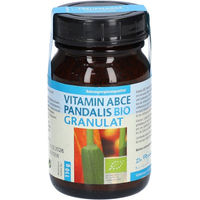 Produktbild von Dr. Pandalis Vitamin ABCE Bio Granulat Pulver vegan glutenfrei laktosefrei