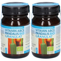 Produktbild von Dr. Pandalis Vitamin ABCE Bio Granulat vegan glutenfrei laktosefrei