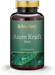 Dr. Peter Hartig Atem Kraft Forte Kapseln mit OPC und Eukalyptusöl, 120 Kapseln, laktosefrei, glutenfrei und hefefrei – Bild 1 von 4