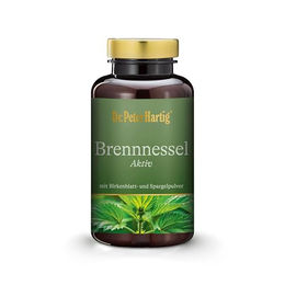 Dr. Peter Hartig Brennnessel Aktiv Kräuter-Komplex mit Vitamin B1 und Folsäure, 120 Kapseln, vegan, laktosefrei und glutenfrei – Bild 1 von 4