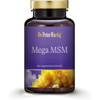 Produktbild von Dr. Peter Hartig Mega MSM Tropfen vegan für Sportler und Senioren