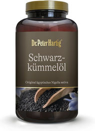 Dr. Peter Hartig Schwarzkümmelöl Kapseln 300 Stück – Bild 1 von 3