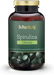 Dr. Peter Hartig Spirulina Chlorella Superfood-Mischung Tabletten Vegan Glutenfrei Laktosefrei 120 Stück – Bild 1 von 2