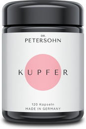 Dr. Petersohn Kupfer Kapseln vegan ohne Gelatine 120 Stück – Bild 1 von 1