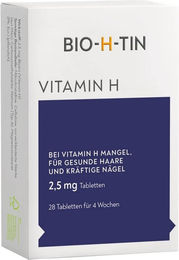 Dr. Pfleger Arzneimittel BIO-H-TIN Biotin 2,5 mg Tabletten 28 Stück – Bild 1 von 4
