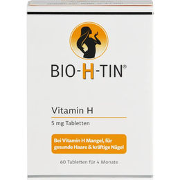 Dr. Pfleger Arzneimittel BIO-H-TIN Biotin 5 mg Tabletten 60 Stück – Bild 1 von 4