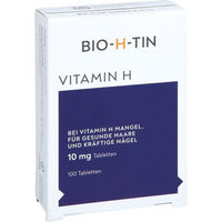 Produktbild von Dr. Pfleger Arzneimittel GmbH Biotin Vitamin H 10 mg Tabletten 100 Stück bio