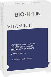 Dr. Pfleger Biotin Vitamin H 5 mg Tabletten 90 Stück – Bild 1 von 4