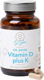 Dr. Şahin Vitamin D3 und K2 Kapseln mit 5000 IE vegan – Bild 1 von 4