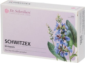 Dr. Schreibers Schwitzex Kräuter-Komplex mit Weizengras Kapseln 60 Stück – Bild 1 von 1