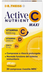 Dr. Theiss Active Nutrient C Maxi Ascorbinsäure Tabletten für Erwachsene 30 Stück – Bild 1 von 1