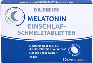 Dr. Theiss Melatonin Einschlaf-Schmelztabletten 30 Stück – Bild 1 von 1