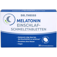 Produktbild von Dr. Theiss Melatonin Einschlaf-Schmelztabletten 30 Stück
