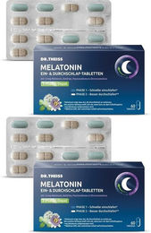Dr. Theiss Melatonin Tabletten vegan laktosefrei und zuckerarm 60 Stück – Bild 1 von 4