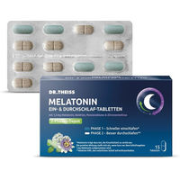 Produktbild von Dr. Theiss Melatonin Tabletten vegan und laktosefrei 15 Stück