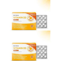 Produktbild von Dr. Theiss Vitamin D3 Tabletten für Erwachsene glutenfrei und laktosefrei 120 Stück