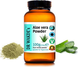 DR WAKDE'S Aloe Vera Blatt Pulver 100 g Vegan – Bild 1 von 4