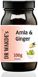 DR WAKDE'S Amla & Ingwer Pulver Kräuter-Komplex Vegan ohne Zusatzstoffe – Bild 1 von 2
