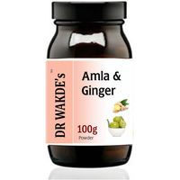 Produktbild von DR WAKDE'S Amla & Ingwer Pulver Kräuter-Komplex Vegan ohne Zusatzstoffe