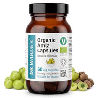 Produktbild von DR WAKDE'S Amla Kapseln mit Amalaki indischer Stachelbeere Vegan 60 Kapseln