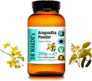 DR WAKDE'S Aragwadha Pulver Cassia Fistula 100 g Vegan – Bild 1 von 3